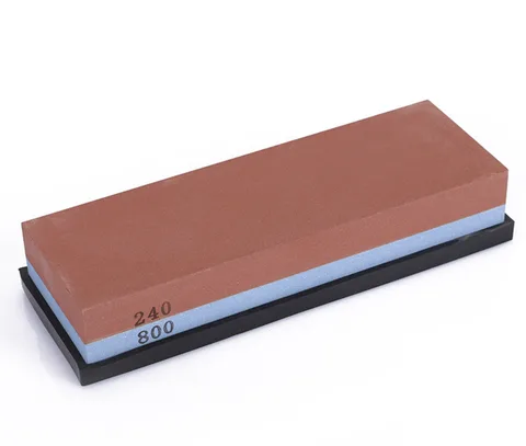 ZHUIFENG alumina red-black double-sided sharpening stone with coarse and fine grinding faces