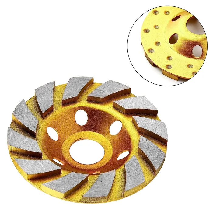 Rebolo diamantado tipo copo DCG-100 para concreto e pedra — vista principal 3