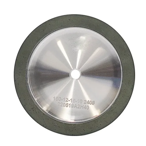 Green resin wheel for glass edging machine fine grinding
