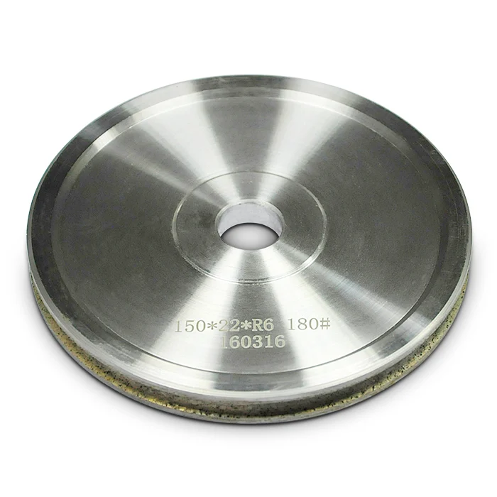 玻璃磨邊機圓邊鑽石砂輪 R-160106，玻璃加工用砂輪