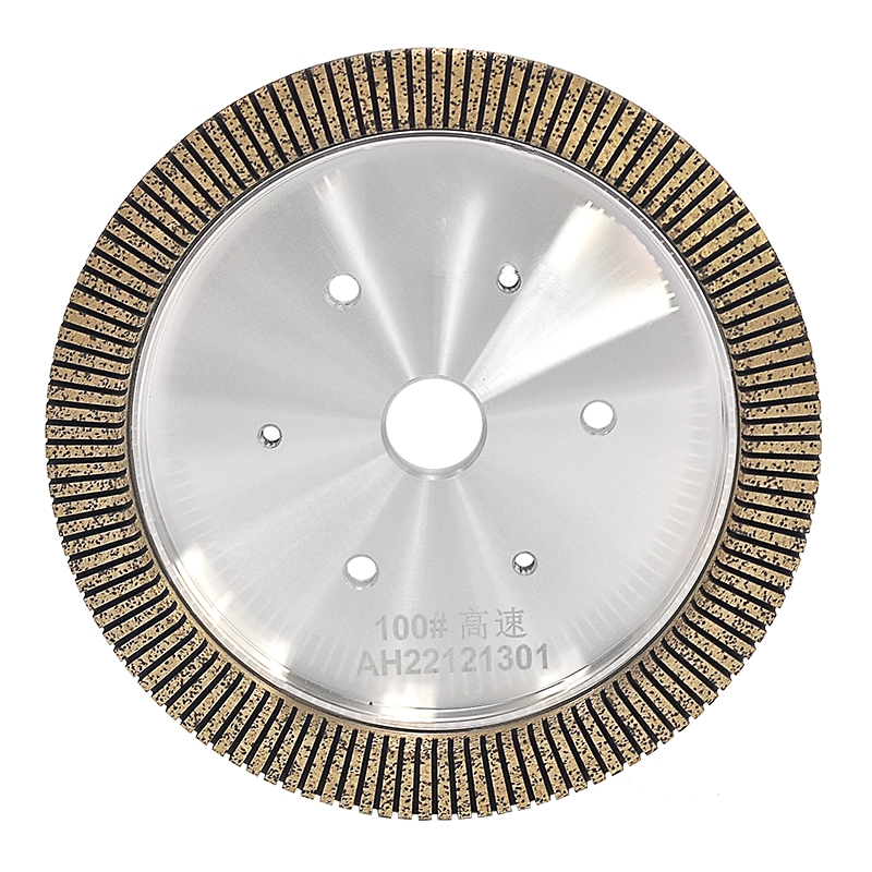 Diamond wheel for glass grinding and edging machines
